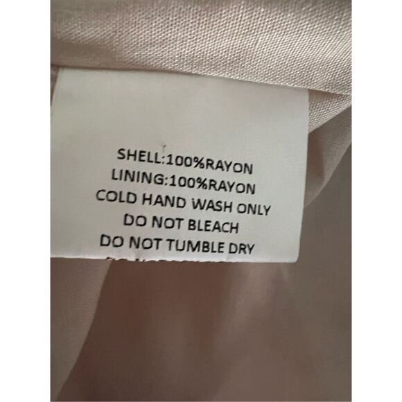 Petal & Pup Women's Green White Tropical Halter Open Back Maxi Dress Large NWOT - Picture 13 of 14